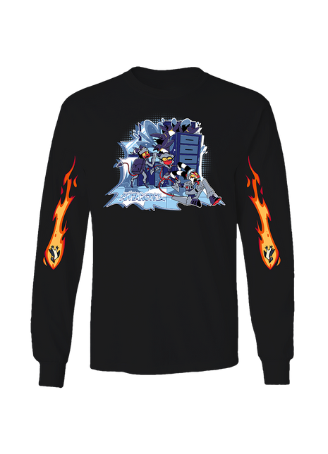 Long Sleeve Shirt - Antarctica w/Printed Sleeves *LAST CHANCE*