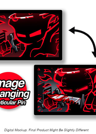 The Auditor - Bloody Battle - Lenticular Pin *LIMITED STOCK*