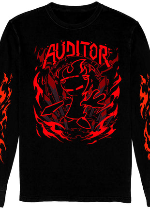 Long Sleeve Shirt - The Auditor w/Printed Sleeves  *LAST CHANCE*