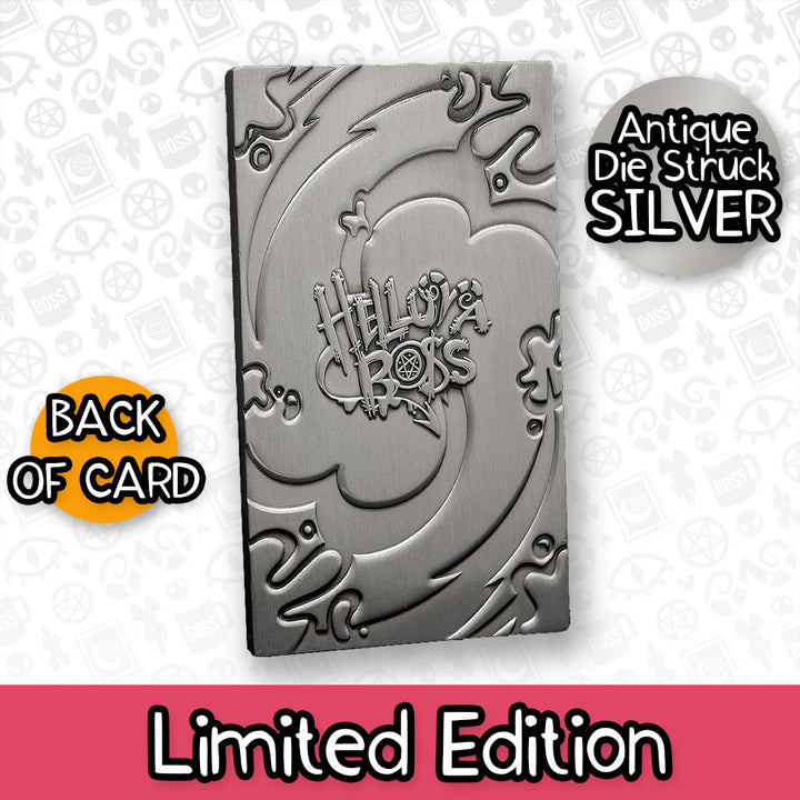 Beelzebub Silver Plated Metal Collectible Card *FINAL SALE* – Shark Robot