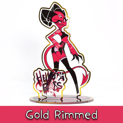 Pin-Up Barbie Wire - Gold-Edged Standee *LIMITED RUN*