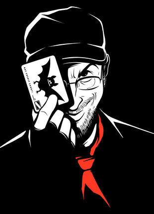 Pullover Hoodie - A Bat Credit Card?! - Nostalgia Critic w/Printed Sleeves *LAST CHANCE*