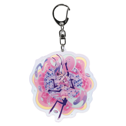 Queen Bee - Party Bee - Rainbow Acrylic Keychain *LIMITED STOCK*