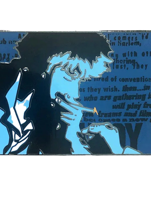 Blue Cig Spike (Theme Song) - Cowboy Bebop Enamel Pin