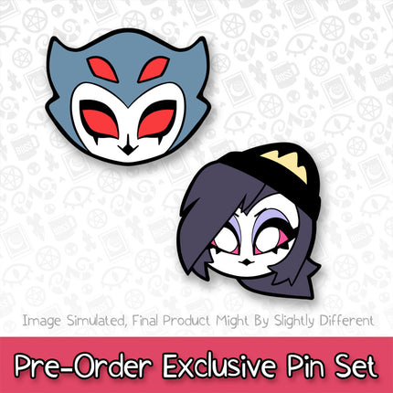 Seated Stolas + Octavia Plush Bundle + BONUS PINS *PRE-ORDER*