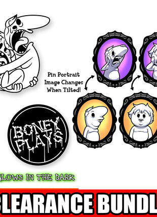 Chris and Zach Get Spooked + Portrait Set + Boney Logo *CLEARANCE*