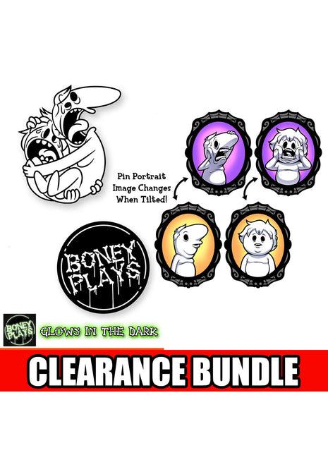 Chris and Zach Get Spooked + Portrait Set + Boney Logo *CLEARANCE*