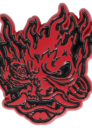 Cyberpunk 2077 Oni Mask Pin *LAST CHANCE*