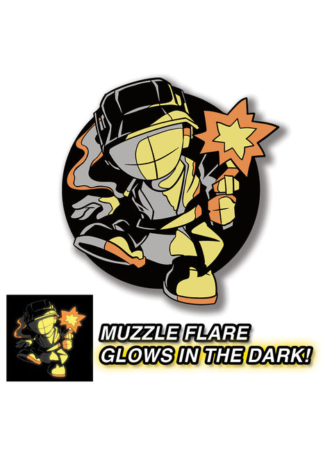 Deimos - Night Watch Pin GLOWS IN THE DARK *LIMITED STOCK*