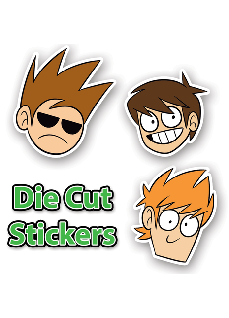 Eddsworld Heads Sticker Set