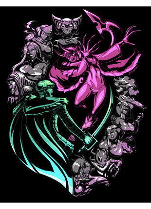 Facing Demons - Poster Print