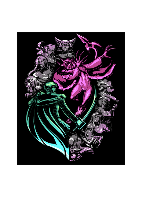 Facing Demons - Poster Print