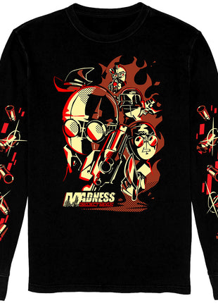 Long Sleeve Shirt - A Fistful Of MADNESS w/Printed Sleeves *LAST CHANCE*