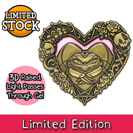 Heart Frame Pin - Fizzarolli - Oversized 3D Enamel Pin *BLACK FRIDAY SPECIAL*