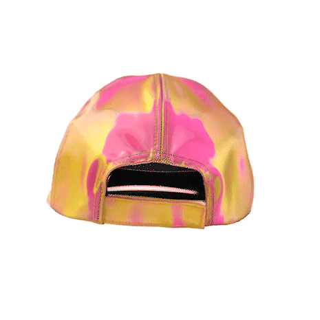 Lenticular Snapback - Pink & Yellow