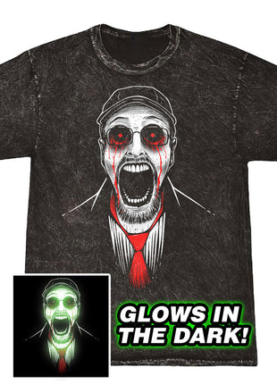 Acid Wash Shirt - Creepypasta Critic GLOWS IN THE DARK *PRE-ORDER*