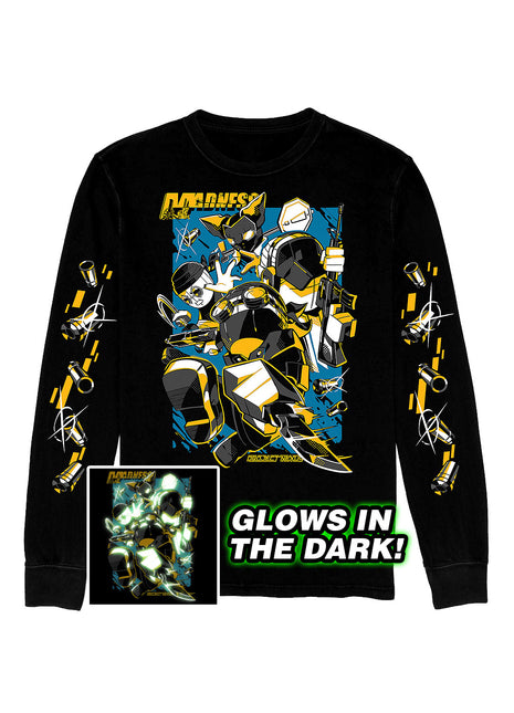 Long Sleeve T-Shirt - Madness Action - GLOWS IN THE DARK Night Watch Variant *PRE-ORDER*