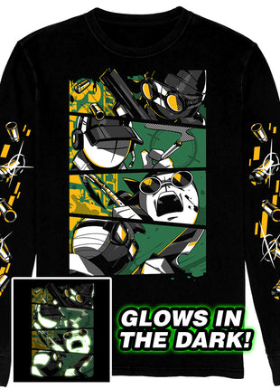 Long Sleeve T-Shirt - Eyes of Madness - GLOWS IN THE DARK Night Watch Variant *PRE-ORDER*
