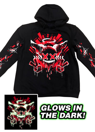 Pullover Hoodie - Tricky Squad - GLOWS IN THE DARK *PRE-ORDER*