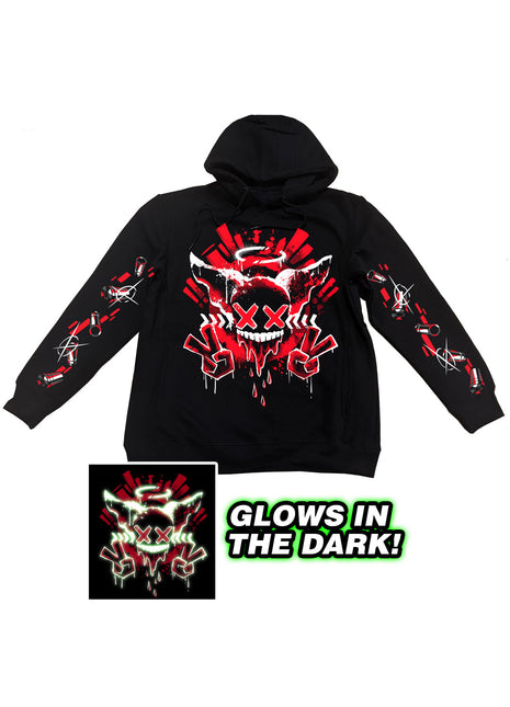 Pullover Hoodie - Tricky Squad - GLOWS IN THE DARK *PRE-ORDER*
