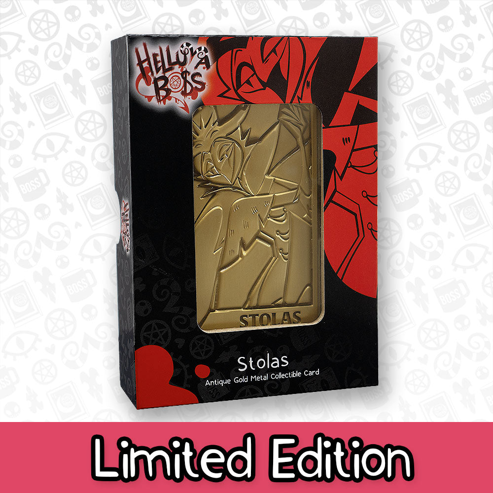 Stolas Gold Plated Metal Collectible Card *FINAL SALE* – Shark Robot