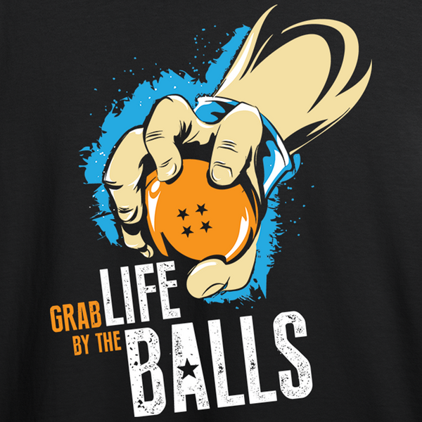 Grab Life By The Balls! T-shirt – Shark Robot
