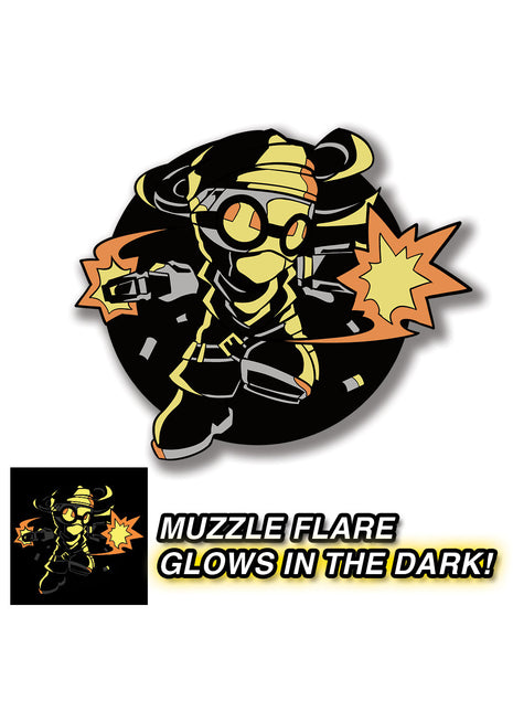 Hank - Night Watch Pin GLOWS IN THE DARK *LIMITED STOCK*