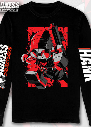 Long Sleeve Shirt - Hank w/Printed Sleeves  *LAST CHANCE*