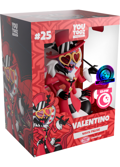 Hazbin Hotel x Youtooz - Glow in the Dark Valentino Vinyl Figure *PRE-ORDER*