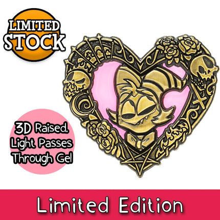 Heart Frame Pin - Moxxie - Oversized 3D Enamel Pin *BLACK FRIDAY SPECIAL*