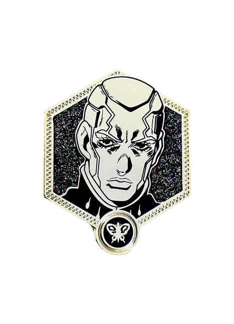 JOJO: Stone Ocean: Father Pucci Golden Enamel Pin *LAST CHANCE*