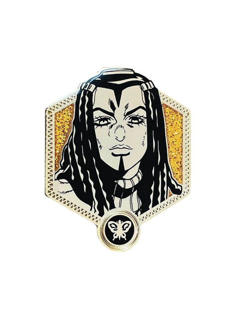 Jojos Bizarre Adventure Stone Ocean Golden Series Ermes Pin *LAST CHANCE*