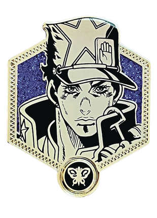Jojo's Bizarre Adventure Pin: Stone Ocean Golden - Jotaro *LAST CHANCE*