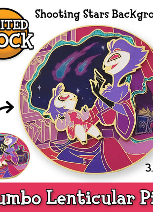Storytime Stolas + Octavia - JUMBO Enamel Pin *FINAL SALE*
