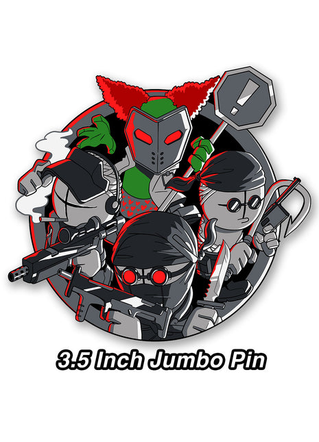 Group Shot - Jumbo Pin *LIMITED STOCK*