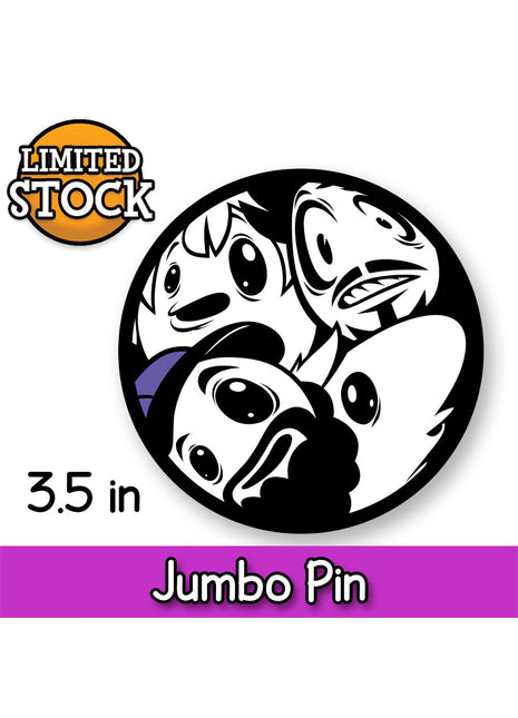 Oney Plays Trippy Boys - Jumbo Pin *SALE*