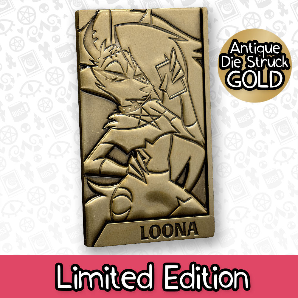 Loona Gold Plated Metal Collectible Card *FINAL SALE* Loona Gold Plated Metal Collectible Card *FINAL SALE*