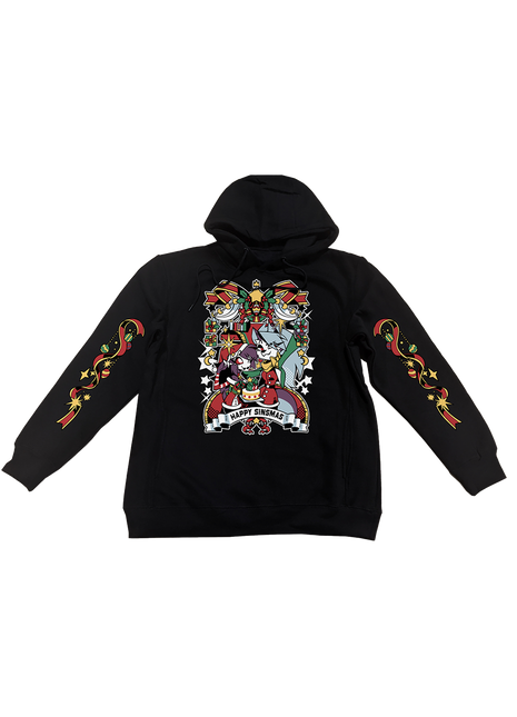 Pullover Hoodie -  Sinsmas 2024 - Octavia + Loona w/Printed Sleeves *LAST CHANCE*