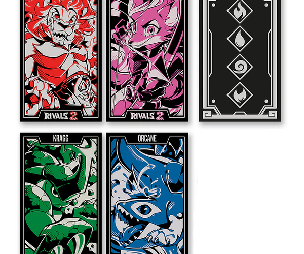 Rivals of Aether 2 Collectible Metal Cards - Series 1 - Wave 1