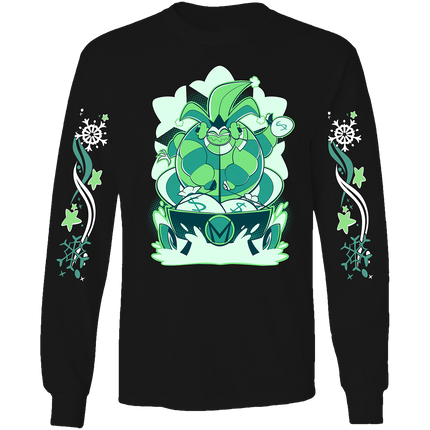 Long Sleeve Shirt - Mammon - Cozy Winter w/Printed Sleeves *PRE-ORDER*