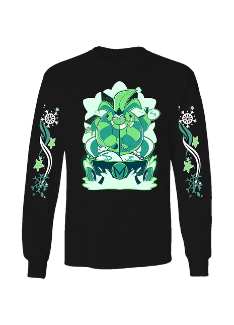 Long Sleeve Shirt - Mammon - Cozy Winter w/Printed Sleeves *PRE-ORDER*