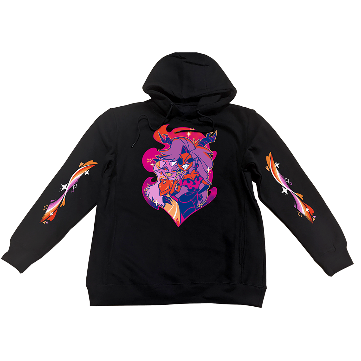 Pullover Hoodie - Mrs Mayberry and Martha - Pride 2025 w/Printed Pullover Hoodie - Mrs Mayberry and Martha - Pride 2025 w/Printed