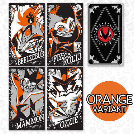 Metal Card Set Demon Series Wave 2 Orange Variant