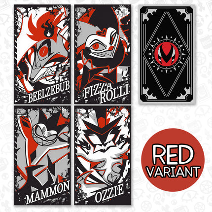 Metal Card Set Demon Series Wave 2 Red Variant