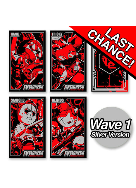 MADNESS: Project Nexus - Metal Card Set Series 1 Wave 1 Silver *LAST CHANCE*