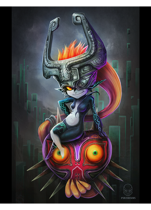 Midna's Mask - Poster Print