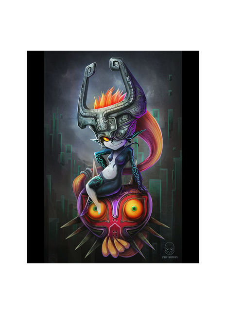 Midna's Mask - Poster Print