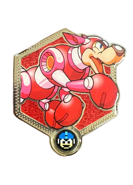 Golden Series 2: Rush - Mega Man Classic Pin
