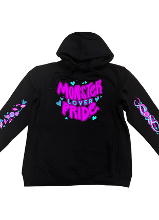 Pullover Hoodie - Monster Lover Pride w/Printed Sleeves *LAST CHANCE*