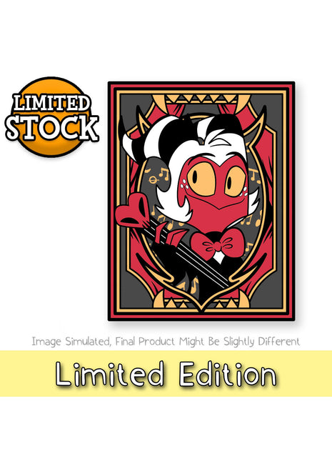 Poster Portrait - Moxxie - Oversized Enamel Pin *SALE*